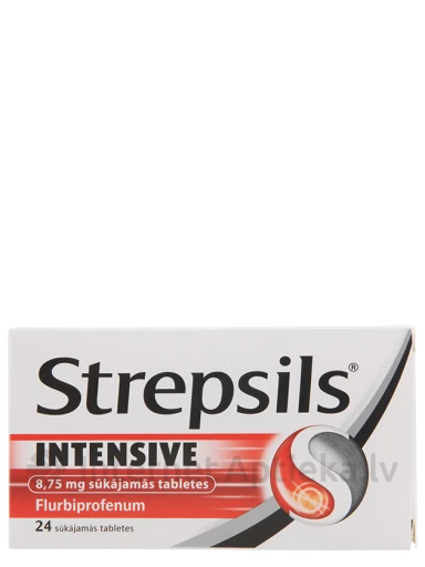 Strepsils Intensive 8.75 mg, 24 сосательных таблетки | internetaptieka.lv