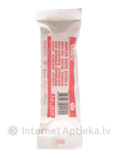 Olko Marles saite - sterila, 10 cm x 5 m | internetaptieka.lv