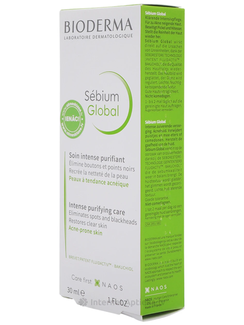 Bioderma Sébium Global крем, 30 мл | internetaptieka.lv