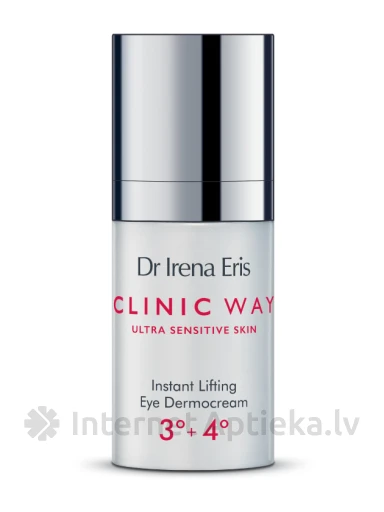 Clinic Way 3+4 Peptide lifting krēms acu zonai, 15 ml | internetaptieka.lv