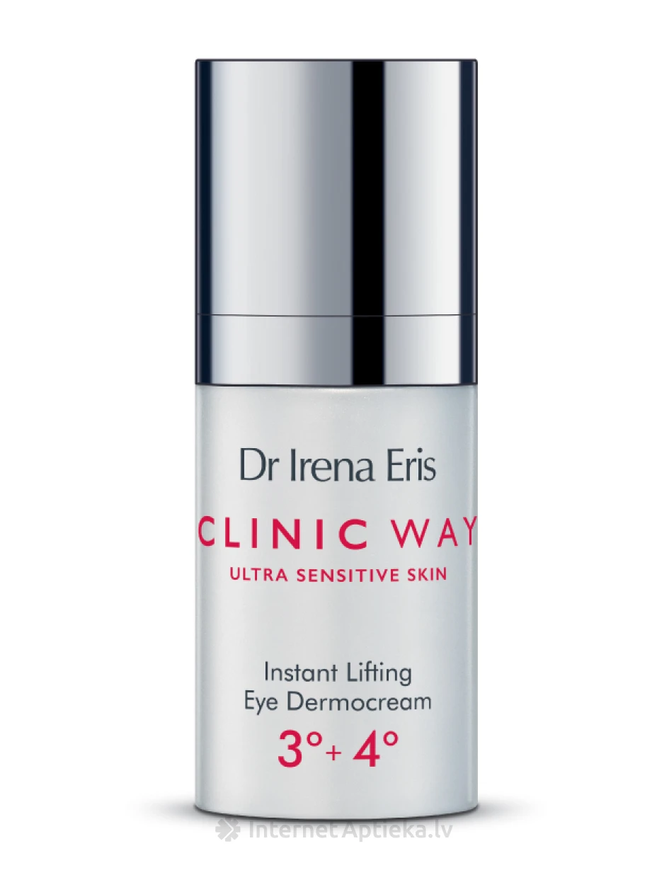 Clinic Way 3+4 Peptiid tõstev kreem silmaümbrusele, 15 ml | internetaptieka.lv