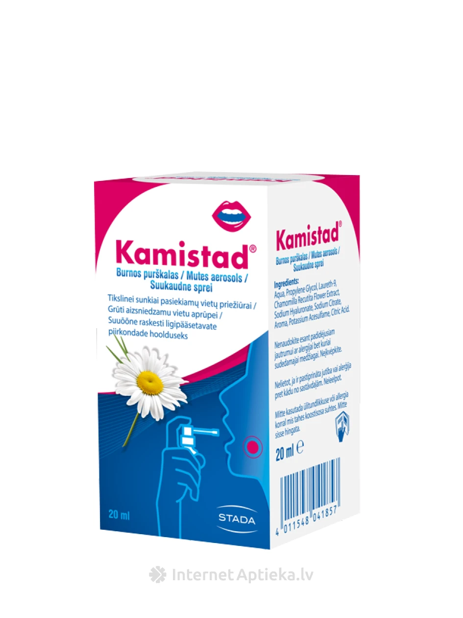 Kamistad спрей, 20 мл | internetaptieka.lv