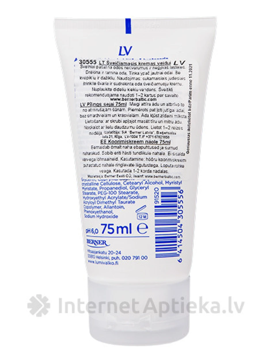 LV пилинг для лица, 75 мл | internetaptieka.lv