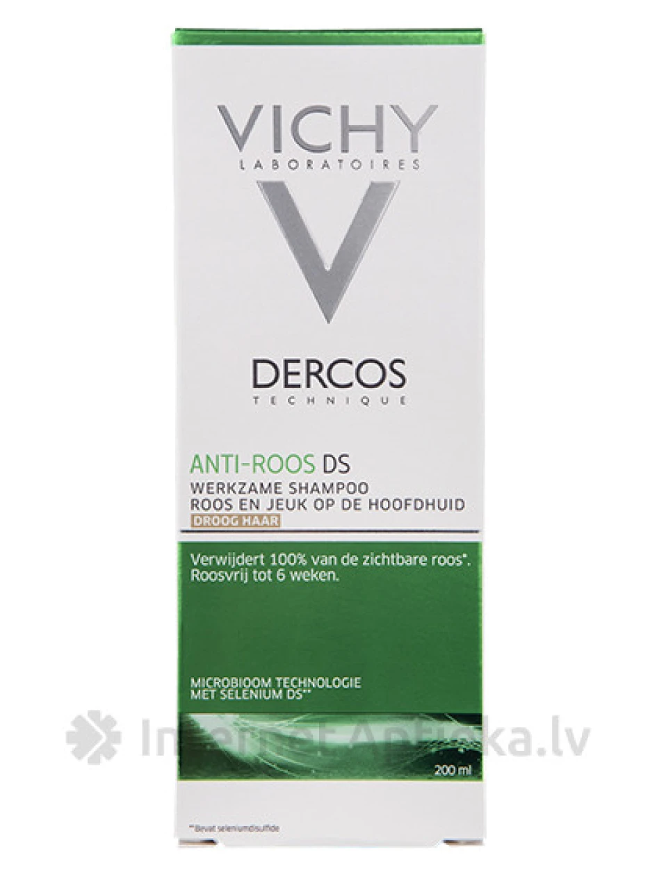 Vichy Dercos шампунь от перхоти для сухих волос, 200мл