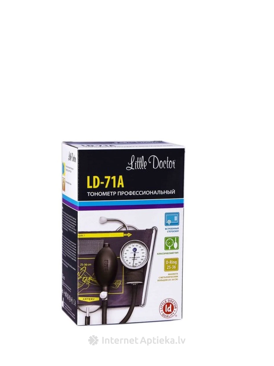 Tonometrs LittleDoctor LD-71A mehānisks, 1 gb | internetaptieka.lv