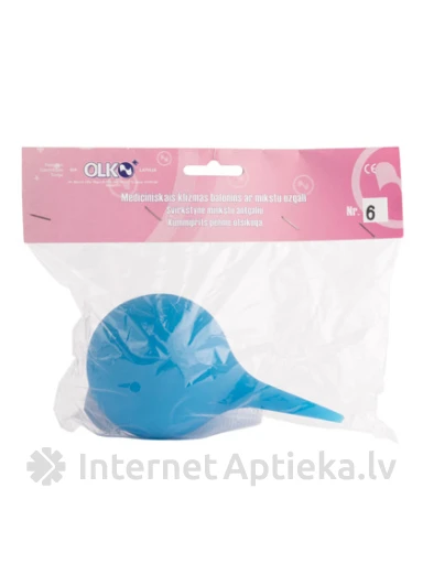 Olko Klizmas baloniņš ar mīkstu uzgali Nr.6, 1 gb. | internetaptieka.lv