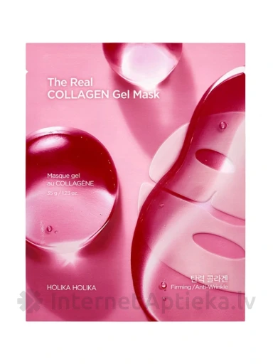 Holika Holika The Real Гидрогелевая маска для лица с коллагеном | internetaptieka.lv