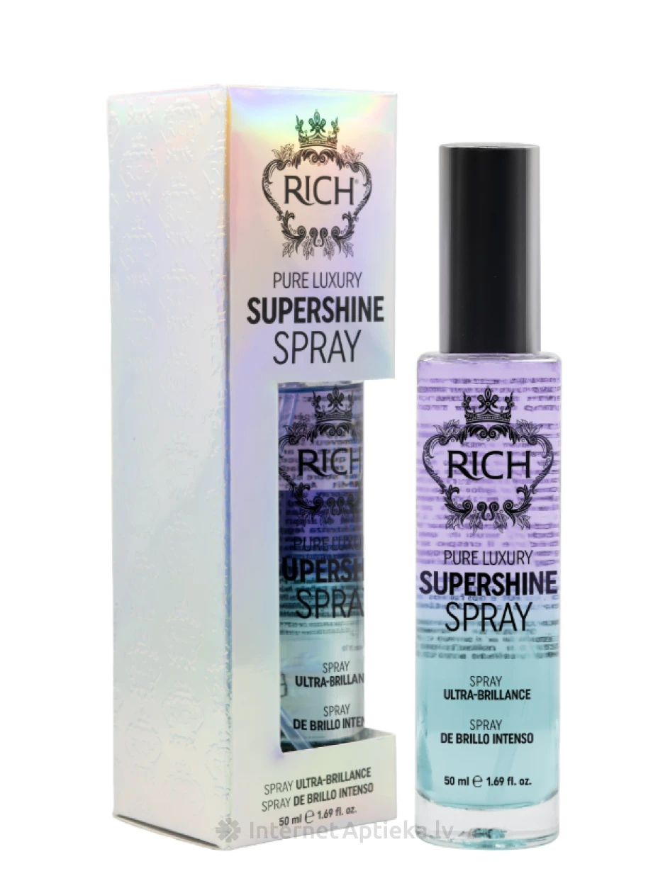 RICH Shine Izsmidzināmais līdzeklis izcilam spīdumam, 50 ml | internetaptieka.lv