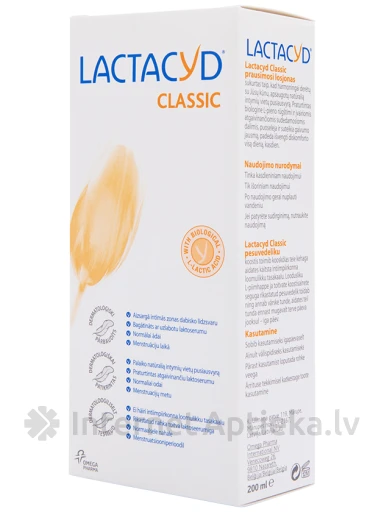 Lactacyd Classic losjons ikdienas intīmai higiēnai, 200 ml | internetaptieka.lv