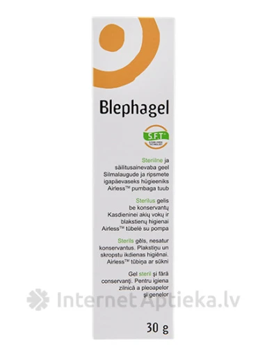 Thea Blephagel gels plakstiņu un skropstu higiēnai, 30 g | internetaptieka.lv