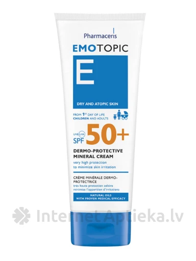 Pharmaceris Emotopic SPF50+ aizsargājošs krēms sejai un ķermenim, 75 ml | internetaptieka.lv