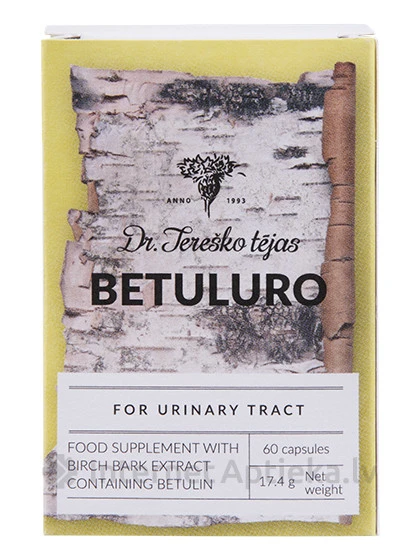 Dr.Tereško Betuluro urīnceļiem, 60 kapsulas