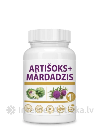 Artitšokk + piimohakk tabletid, 30 tk. | internetaptieka.lv