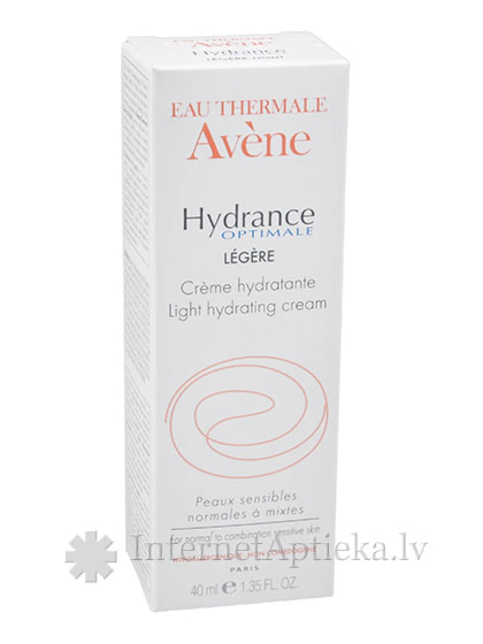 Avene Hydrance Light emulsion mitrinoša emulsija normālai un kombinētai ādai, 40 ml | internetaptieka.lv