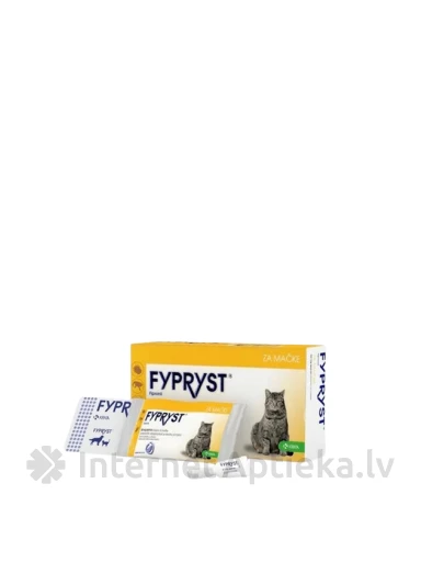 Fypryst 50мг раствор для кошек, 1 шт. | internetaptieka.lv