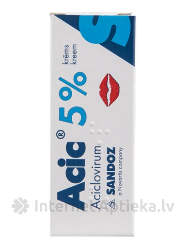 Acic 5% крем, 2 г | internetaptieka.lv