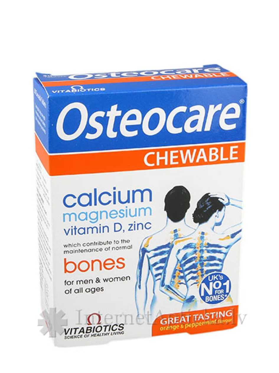 Osteocare, 30 Жевательные таблетки | internetaptieka.lv
