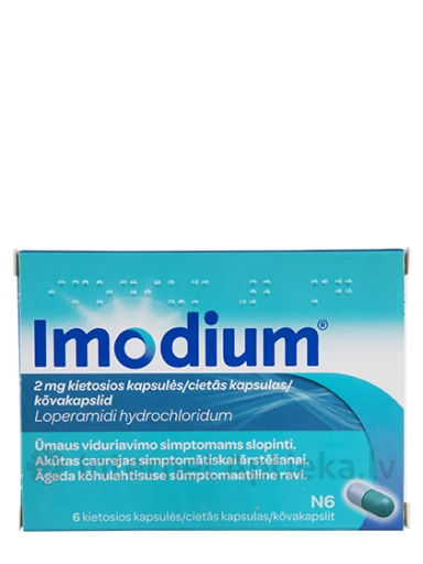 Imodium, 6 kapslit | internetaptieka.lv