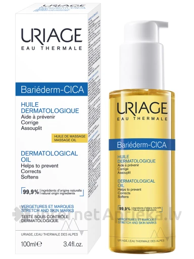 URIAGE Bariederm dermatoloģiska Cica eļļa pret strijām un ādas rētām, 100 ml | internetaptieka.lv