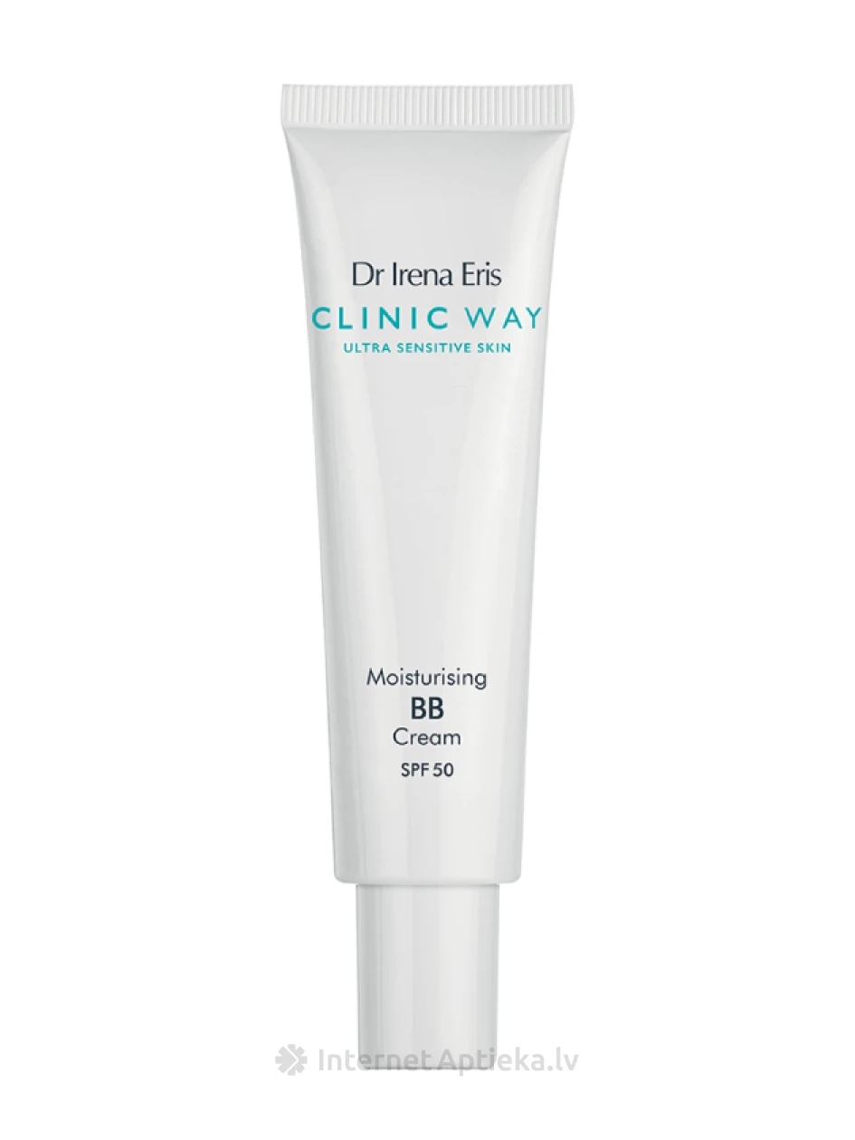 Clinic Way niisutav BB kreem SPF50 helebeež, 30 ml | internetaptieka.lv
