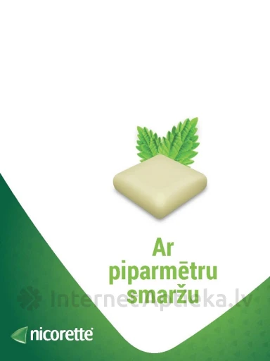 Nicorette Freshmint 4 mg, 30 košļājamās gumijas | internetaptieka.lv