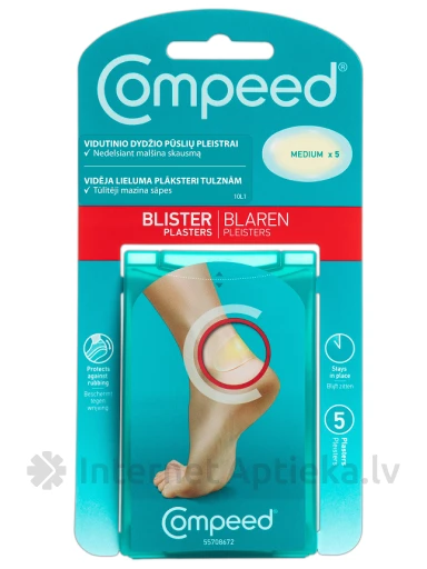 COMPEED vidēja lieluma plāksteri tulznām, 5 gb. | internetaptieka.lv