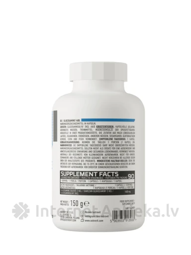OstroVit Glucosamine 1400 mg kapsulas, 90 gb. | internetaptieka.lv