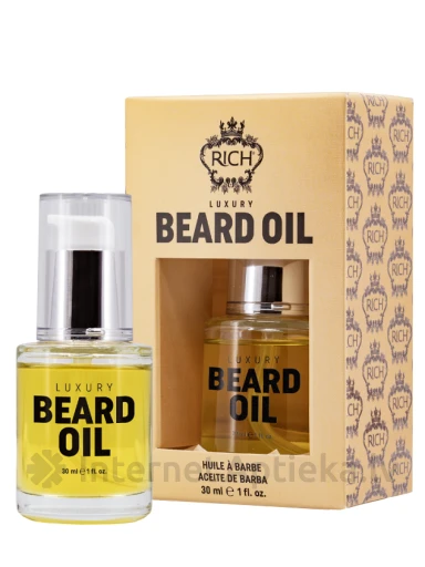 RICH MAN Luksuslik niisutav habemeõli, 30 ml | internetaptieka.lv