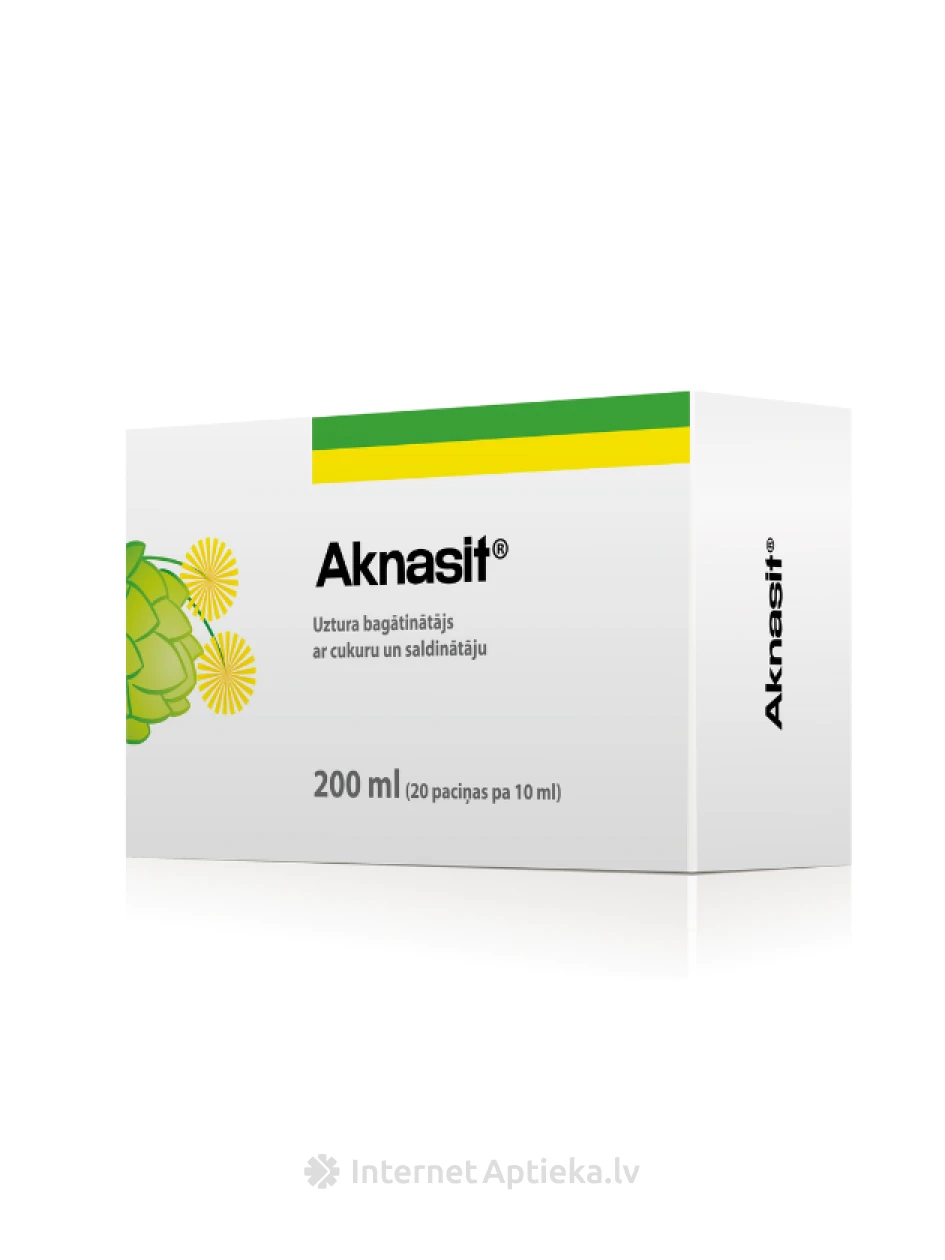 Aknasit® produkts aknu darbības normalizēšanai, 20 paciņas | internetaptieka.lv