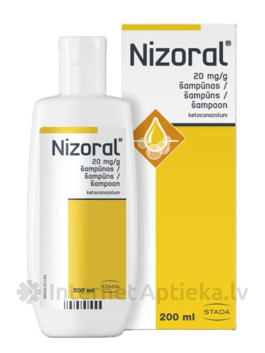 Nizoral 20 mg/g šampūns, 200 ml | internetaptieka.lv