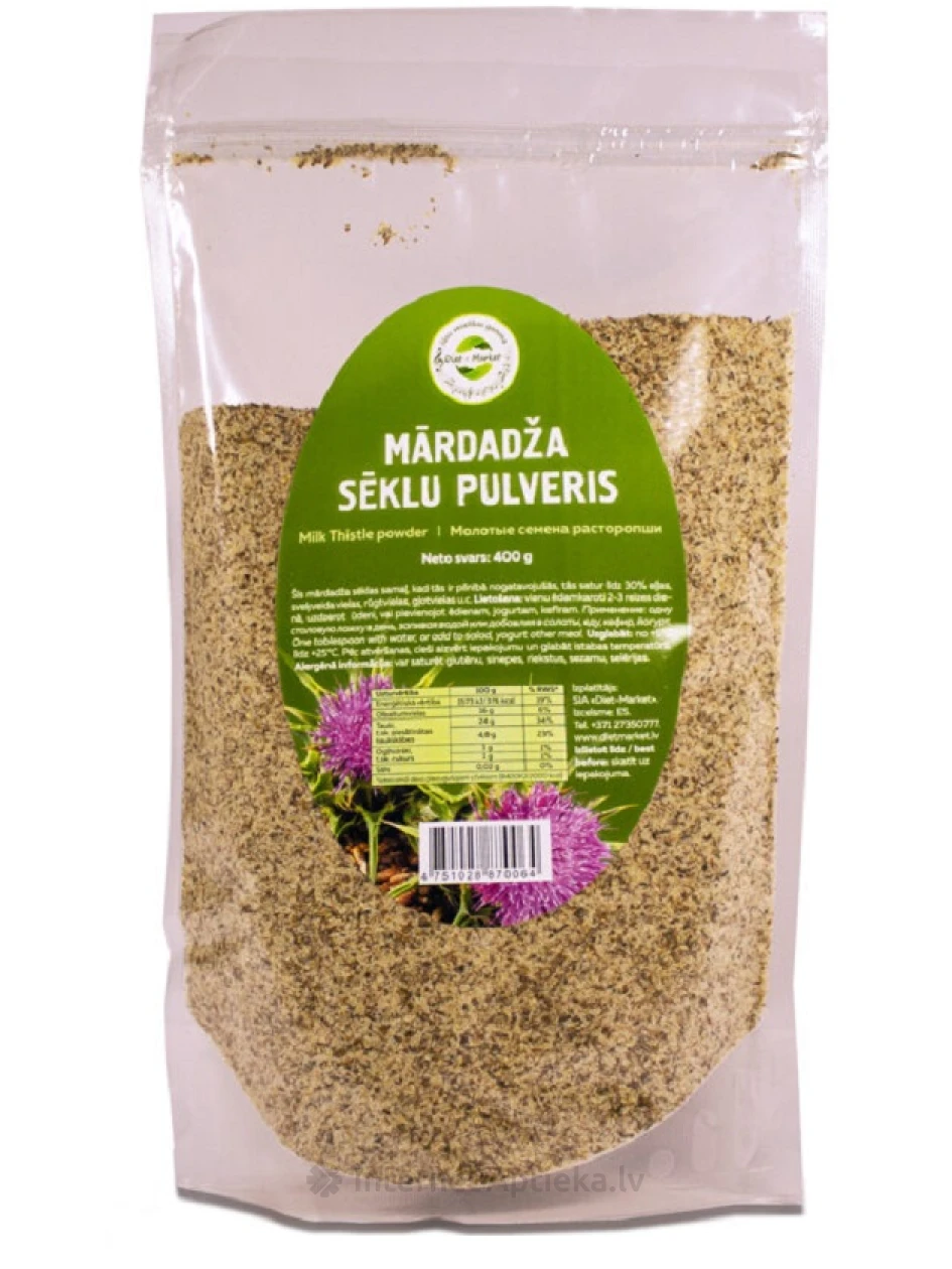 Mārdadžu sēklu pulveris, 400 g | internetaptieka.lv
