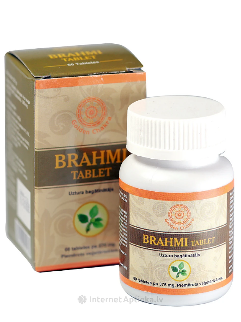 Golden Chakra Brahmi, 60 tabletid | internetaptieka.lv