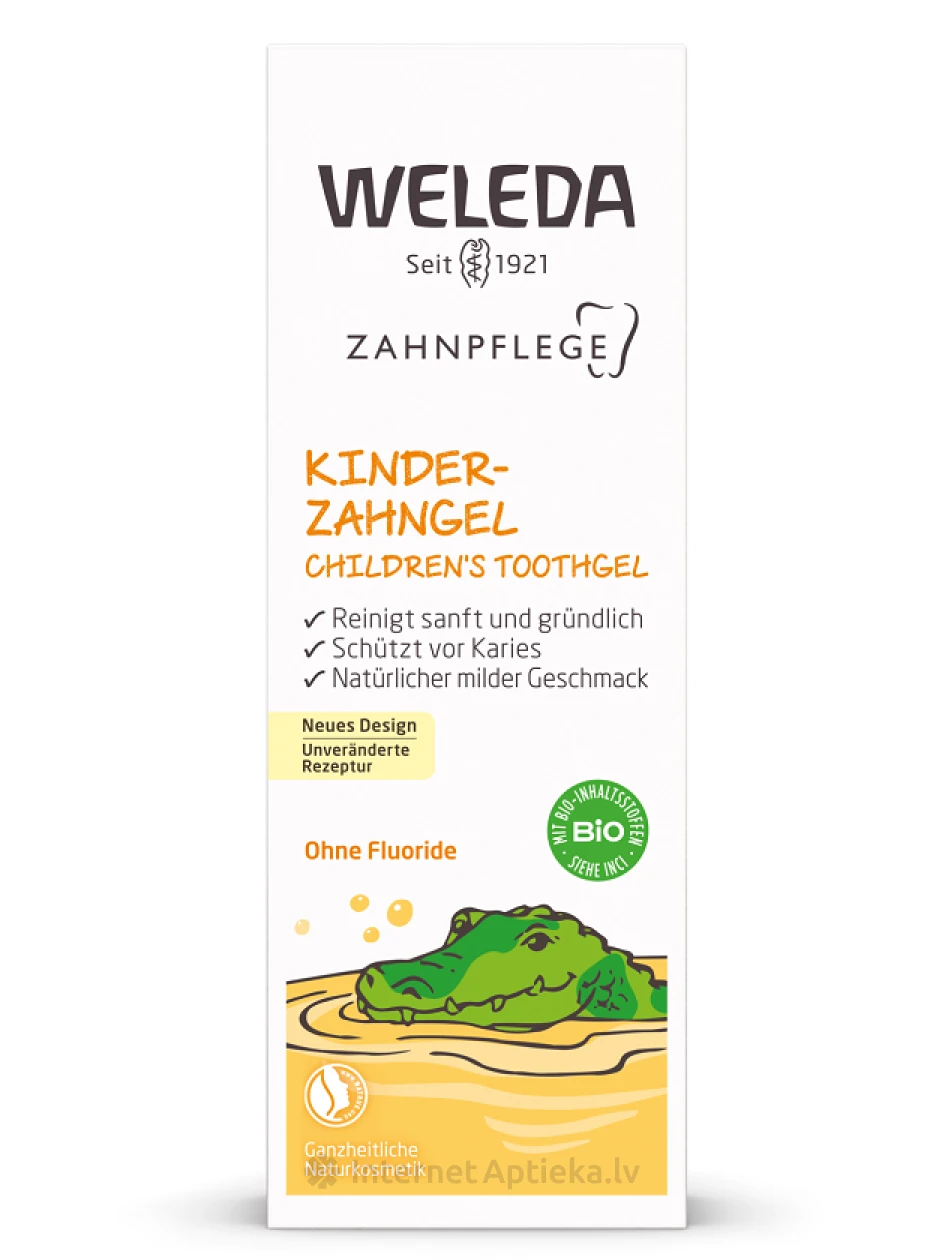 Weleda piena zobu pasta bērniem, 50 ml | internetaptieka.lv