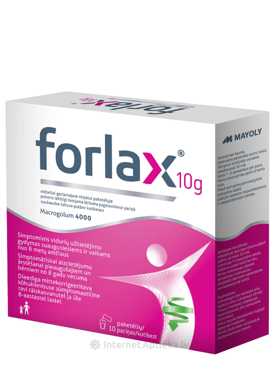FORLAX порошок 10, 10 пачек | internetaptieka.lv