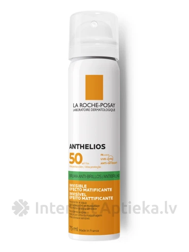 La Roche Posay AntheliosAnti-Shining sprei SPF50, 75 ml | internetaptieka.lv