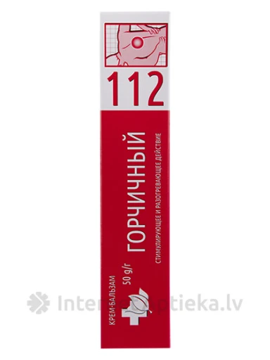 112 Sinepju krēms-balzams, 50 g | internetaptieka.lv