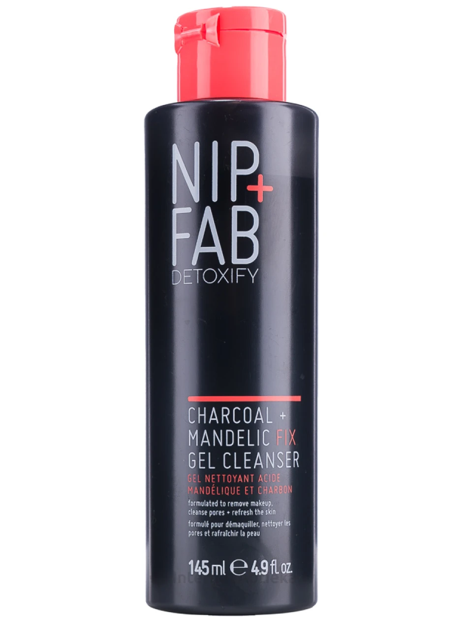 NIP+FAB Charcoal + Mandelic attīrīšanas līdzeklis, 145 ml | internetaptieka.lv