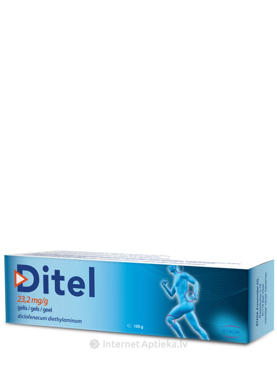 Ditel 23,2 mg/g gels 2%, 100 g | internetaptieka.lv