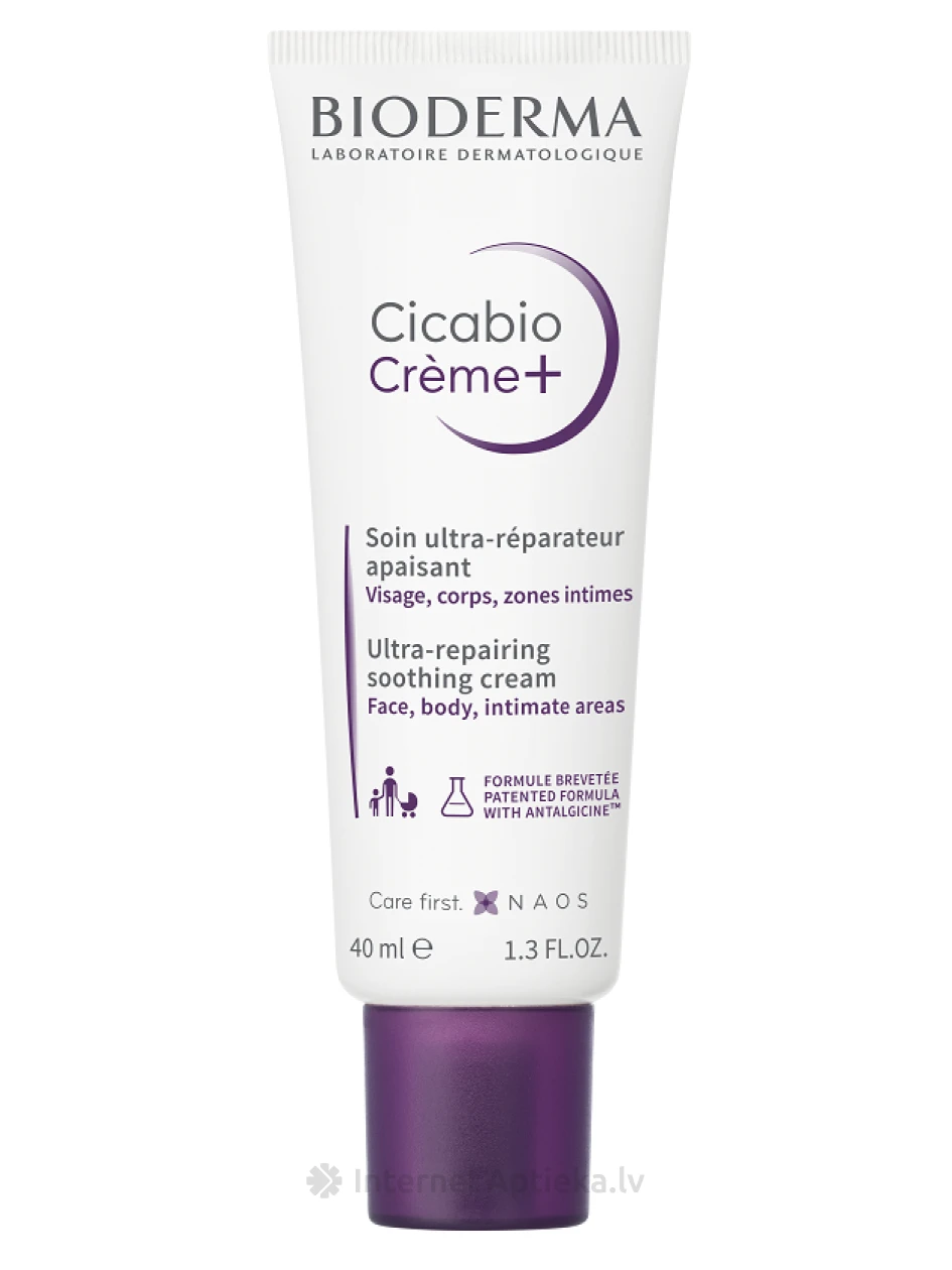 Bioderma Cicabio Creme+ крем для поврежденной кожи и от шрамов, 40 мл | internetaptieka.lv