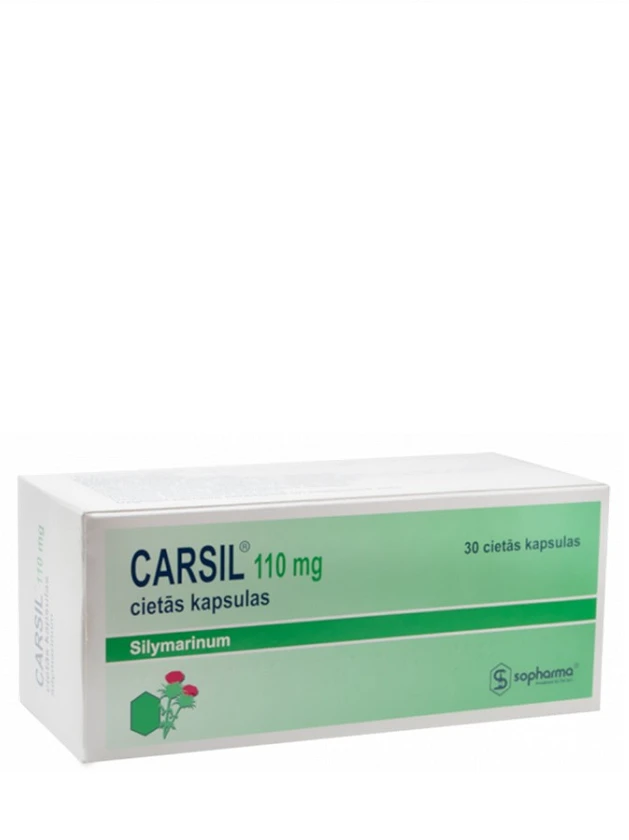 Carsil 110 mg cietās kapsulas