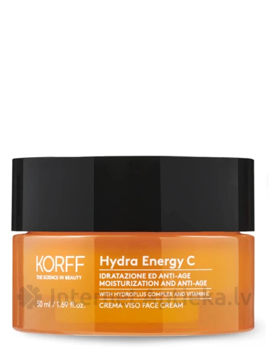 KORFF HYDRA ENERGY C mitrinošs pretnovecošanās sejas krēms, 50 ml | internetaptieka.lv