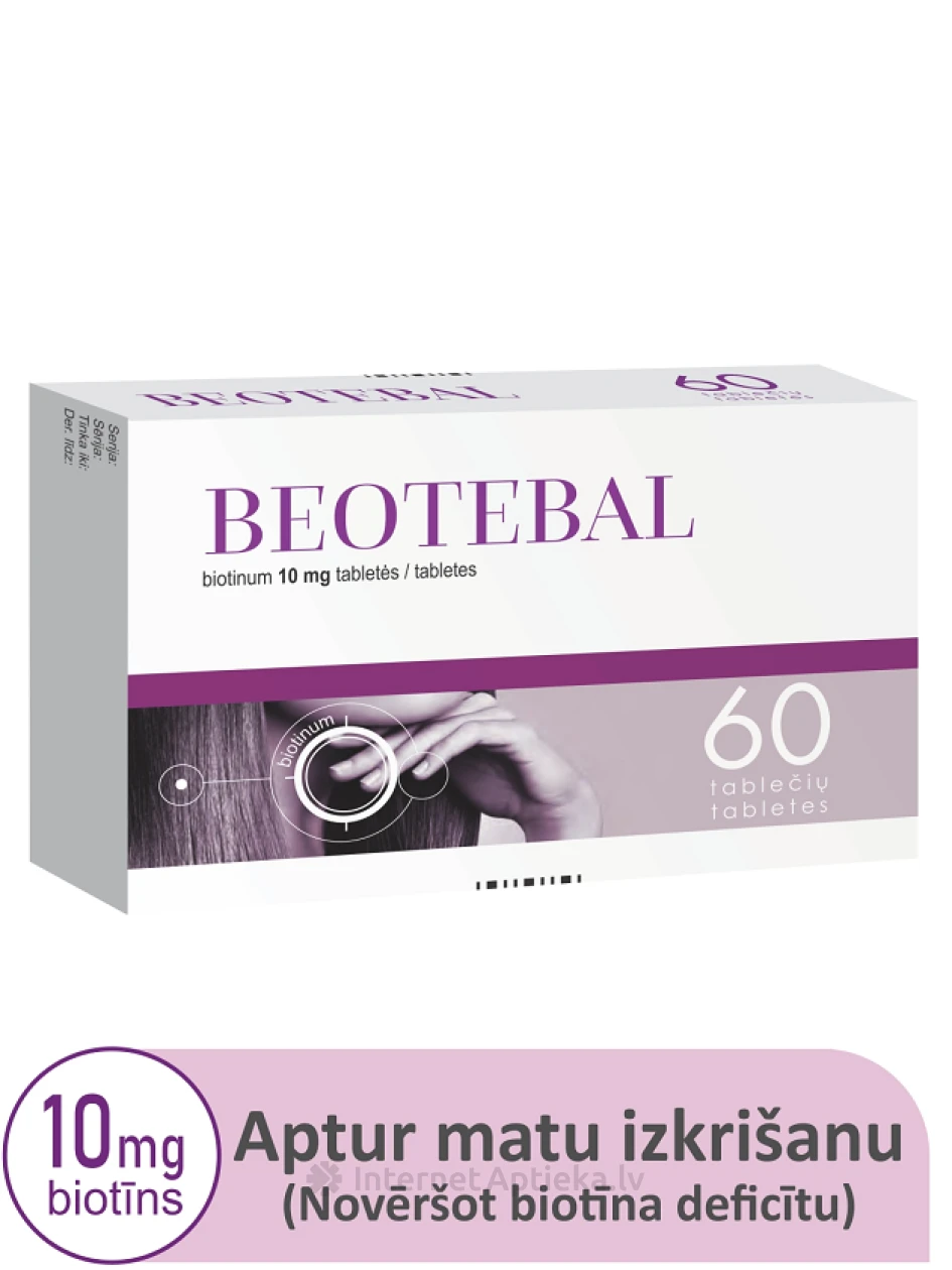 Beotebal 10 mg, 60 tabletti | internetaptieka.lv