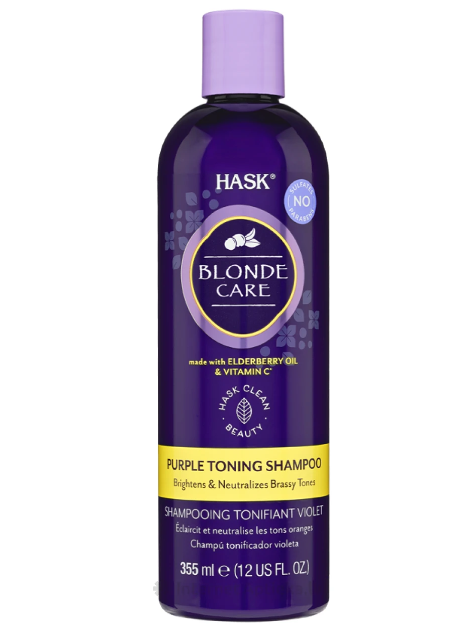 HASK tonējošs šampūns blondiem matiem, 355 ml | internetaptieka.lv