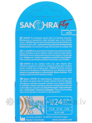 Sanohra Fly children ausu aizbāžņi bērniem, 2 gb. | internetaptieka.lv