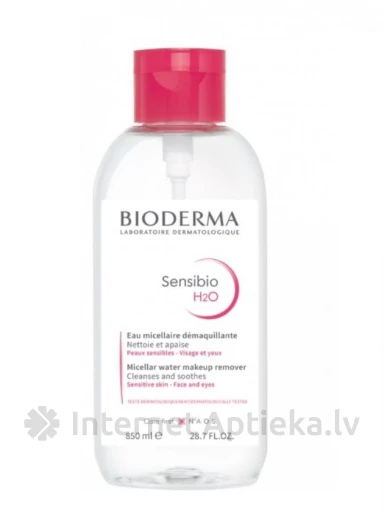 Bioderma Sensibio H2O mitsellaarvesi, 850 ml | internetaptieka.lv