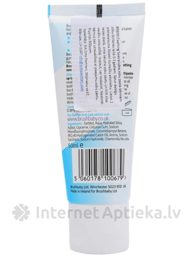 Brush-Baby zobu šķilšanās zobu pasta, 50 ml | internetaptieka.lv