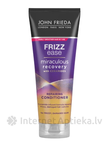JOHN FRIEDA Frizz Ease Miraculous Recovery kondicionieris, 250 ml | internetaptieka.lv