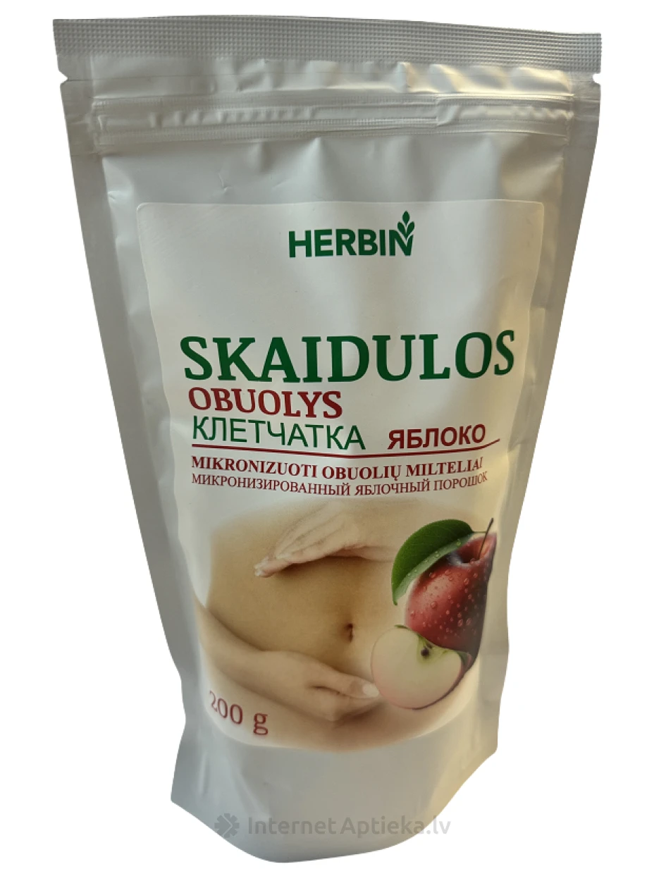 HERBIN Šķiedrvielu avots Ābols, 200 g | internetaptieka.lv