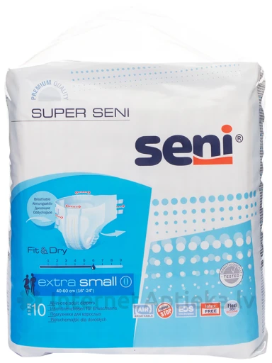 Seni Super Extra Small autiņbiksītes, 10 gb. | internetaptieka.lv