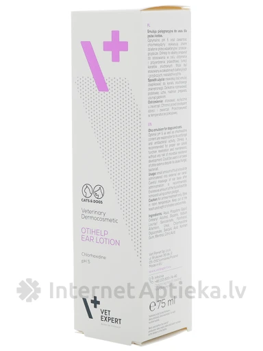 VetExpert Otihelp kõrvakreem koertele ja kassidele, 75 ml | internetaptieka.lv